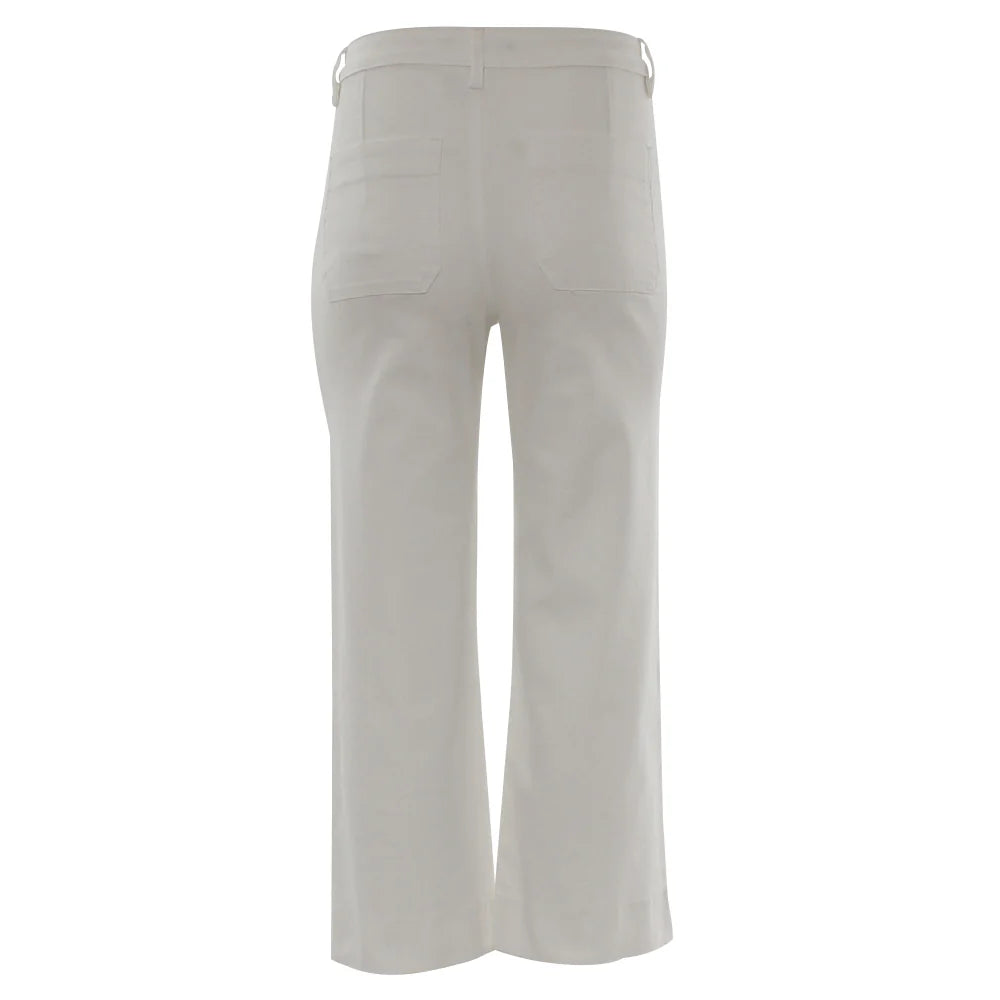 Frances Crop Jean Soft White