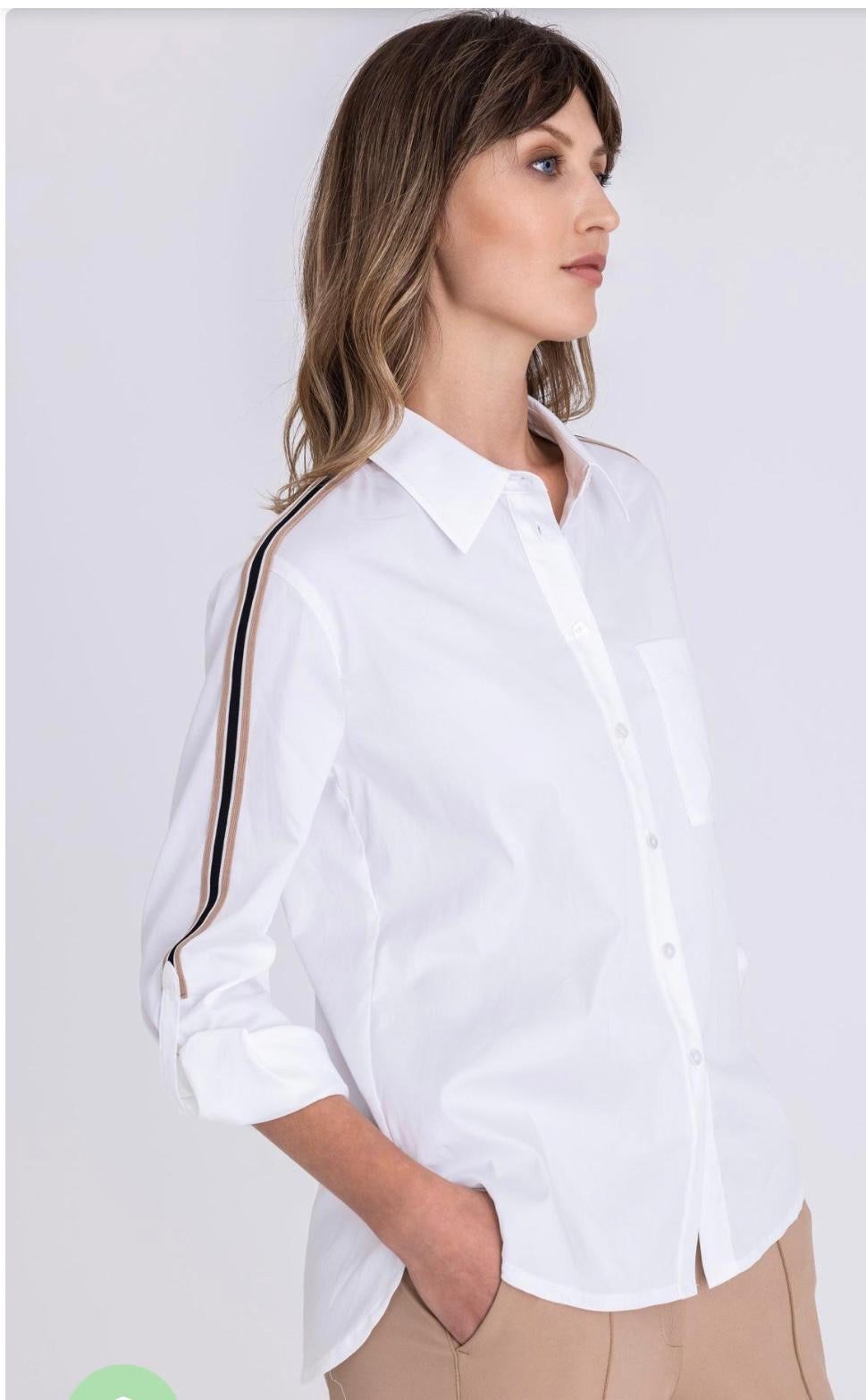TUZZI Golden Oasis 445.155 soft cream shirt