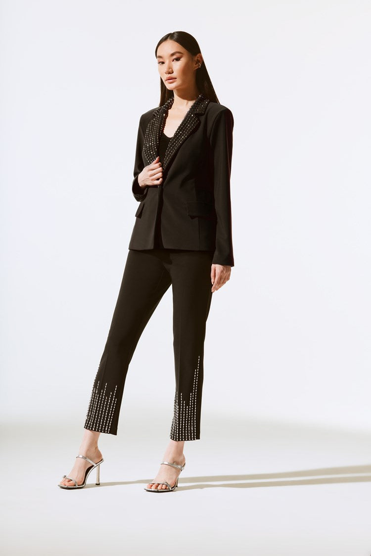 243731 Joseph ribkoff fitted embellished blazer