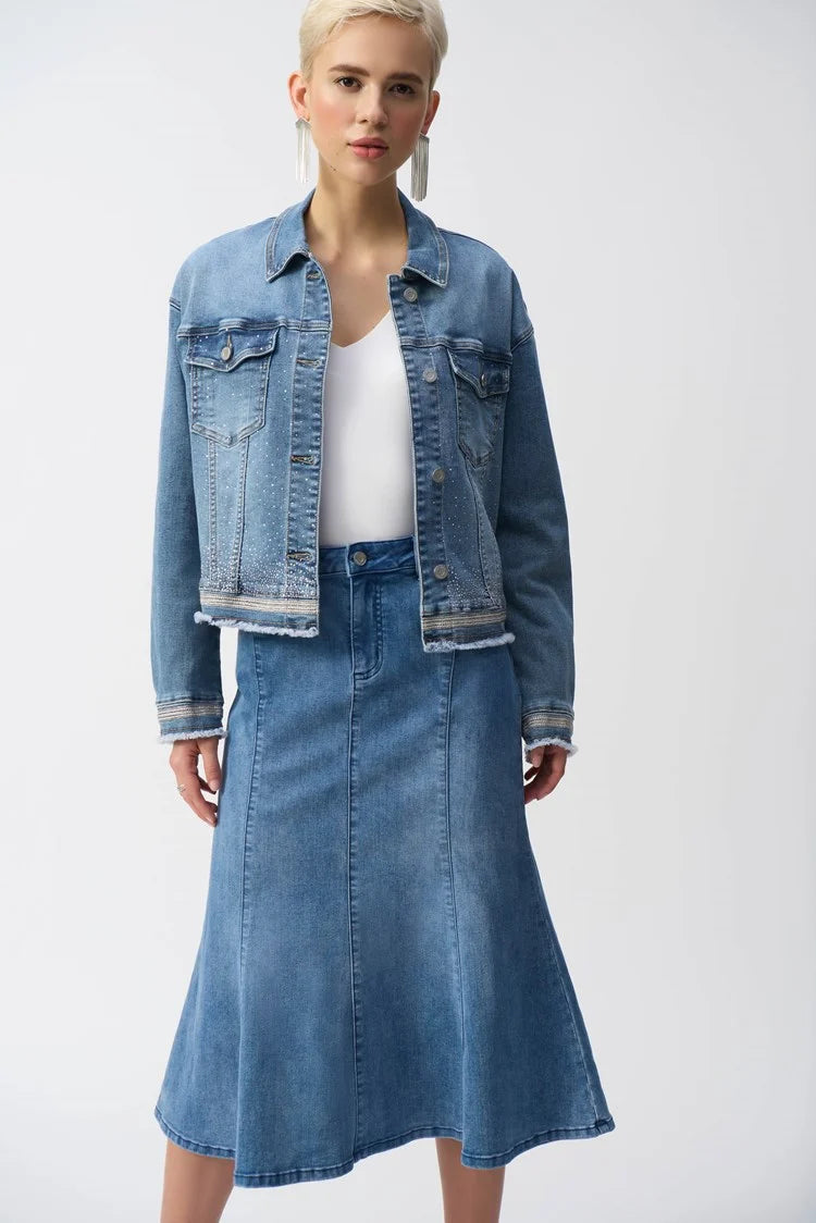 Joseph ribkoff denim jacket 251953