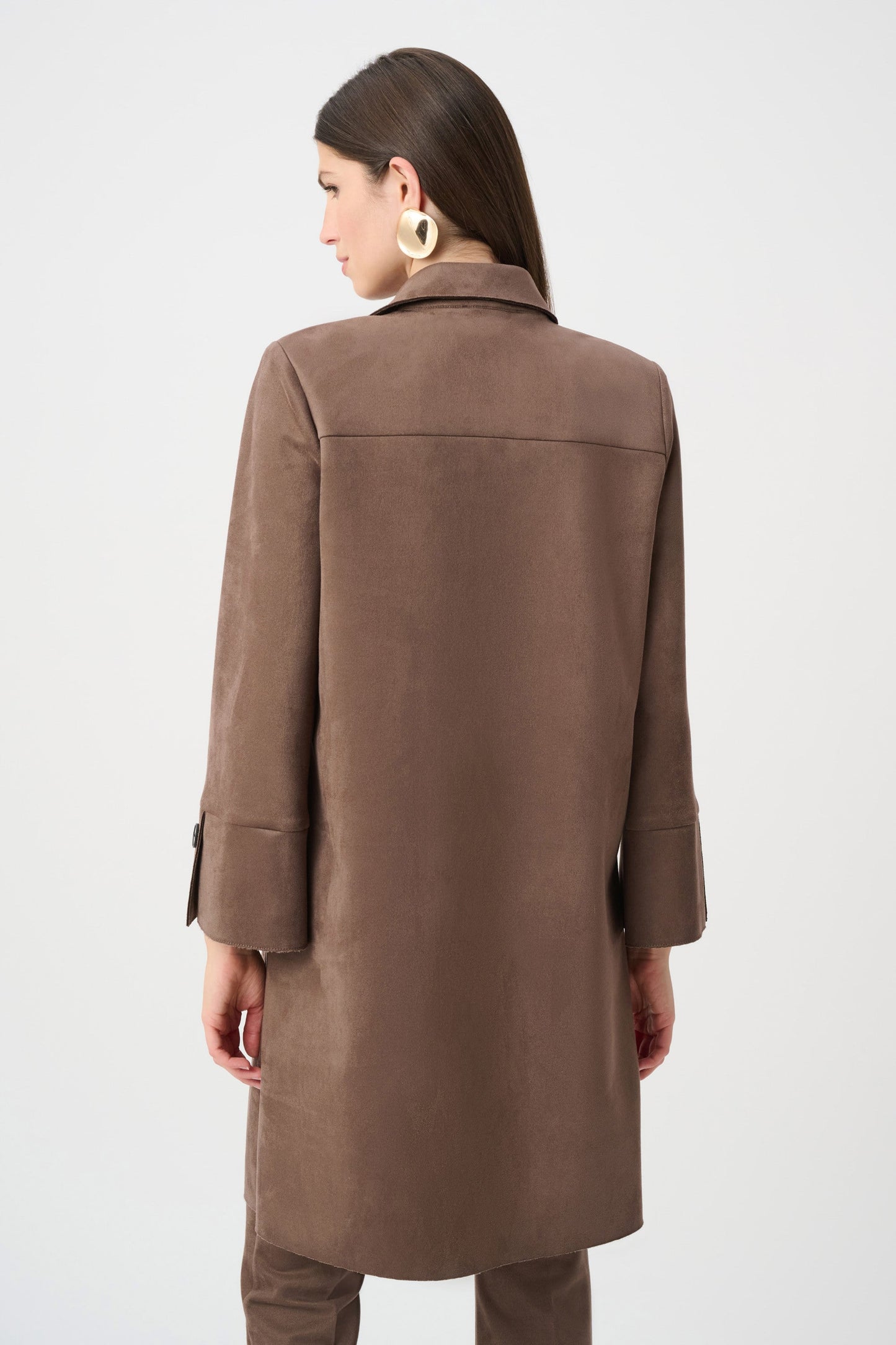 Scuba Suede Straight Coat
263146