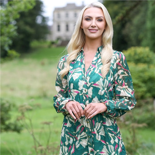 Cal green dress
