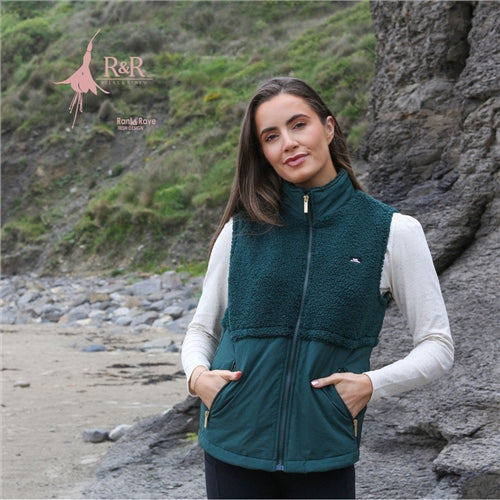 Mabel green gilet