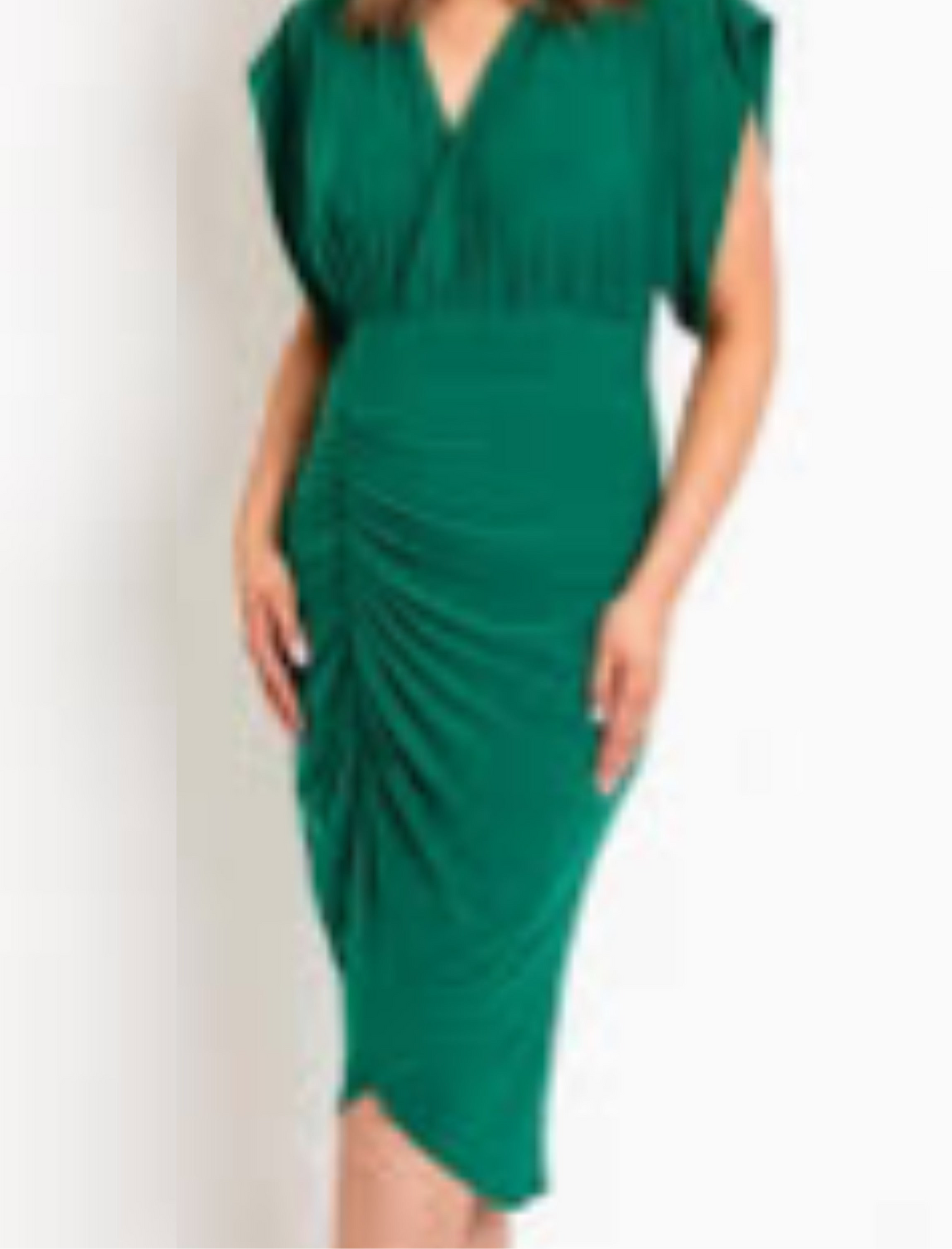 Casting green dress