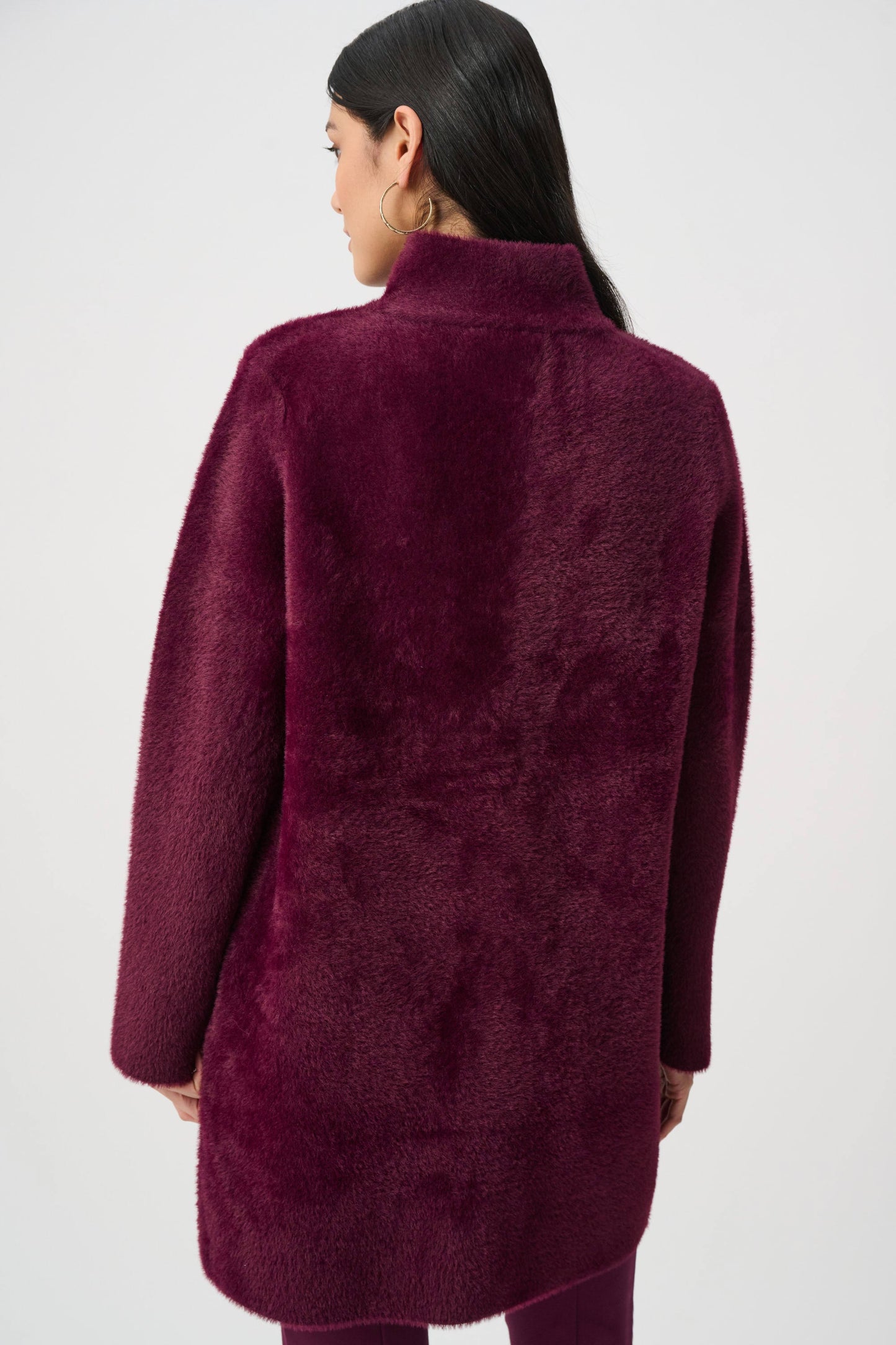 Feather Yarn Mock-Neck Coat
263955