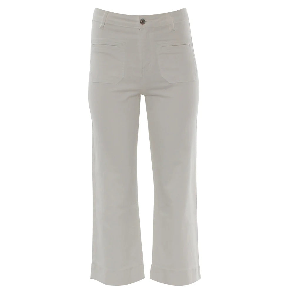 Frances Crop Jean Soft White