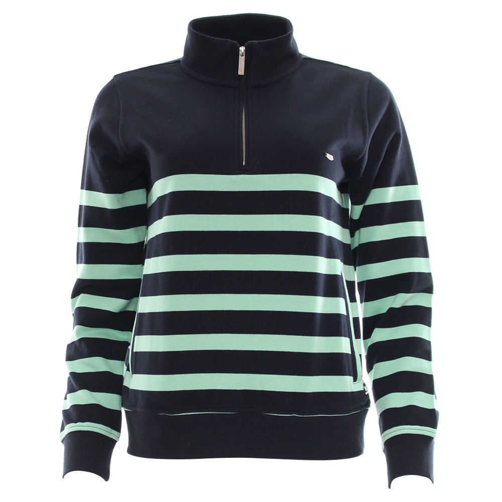Lena navy half zip