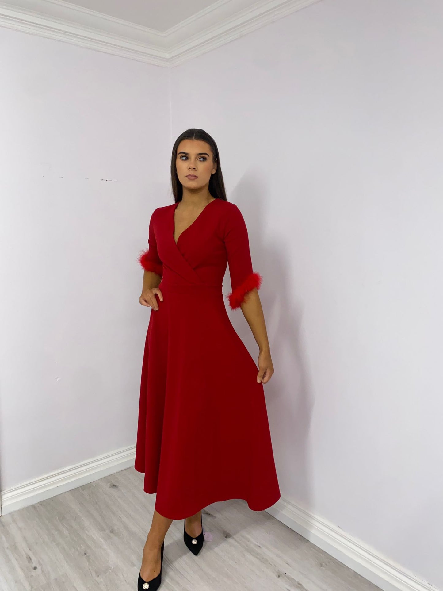 Madison red dress