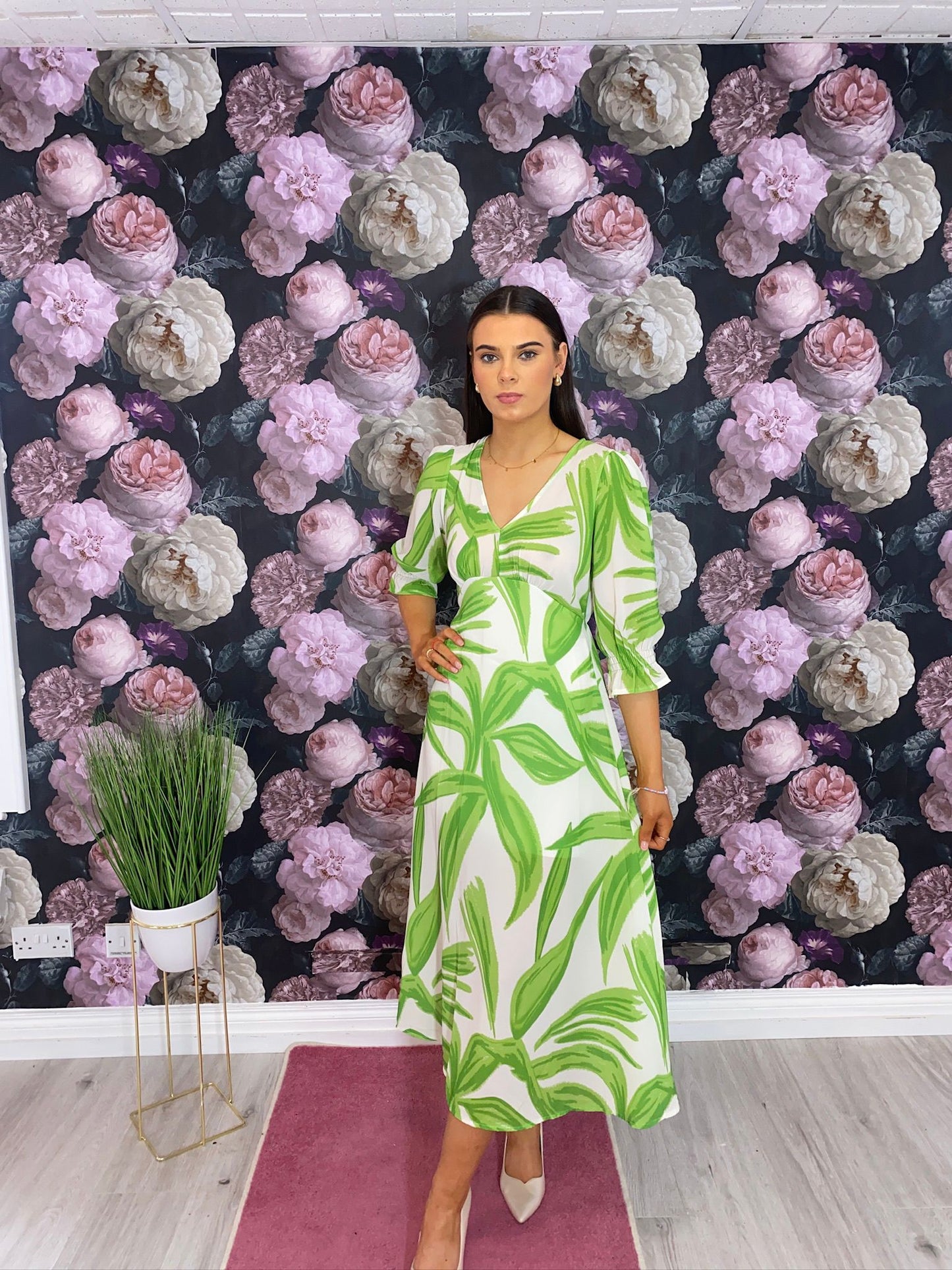 Libby green dress