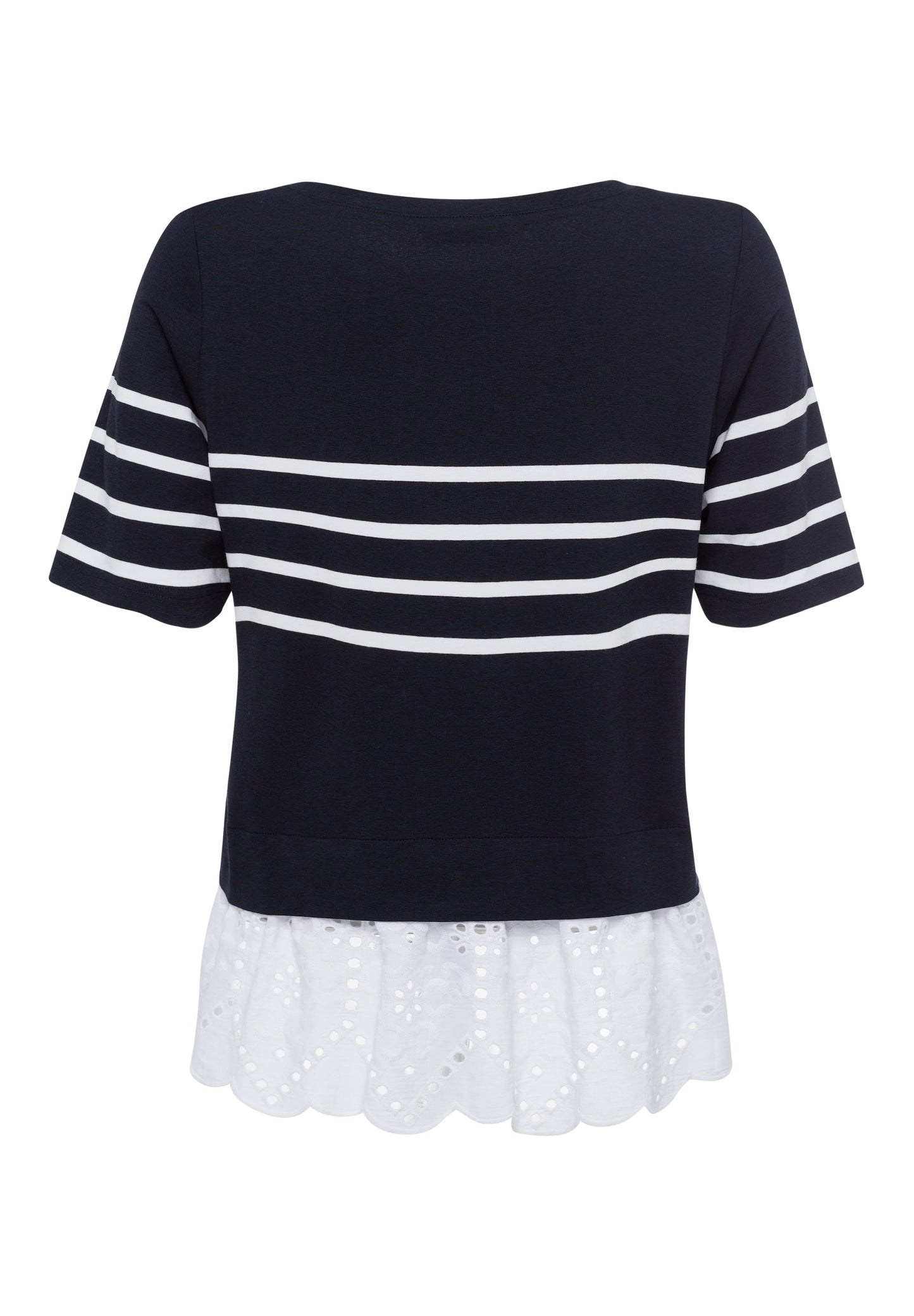 Tuzzi short sleeve stripe sweater