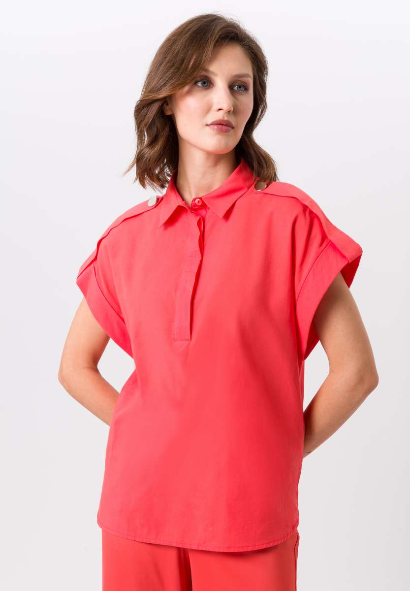 Tuzzi blouse with shoulder details