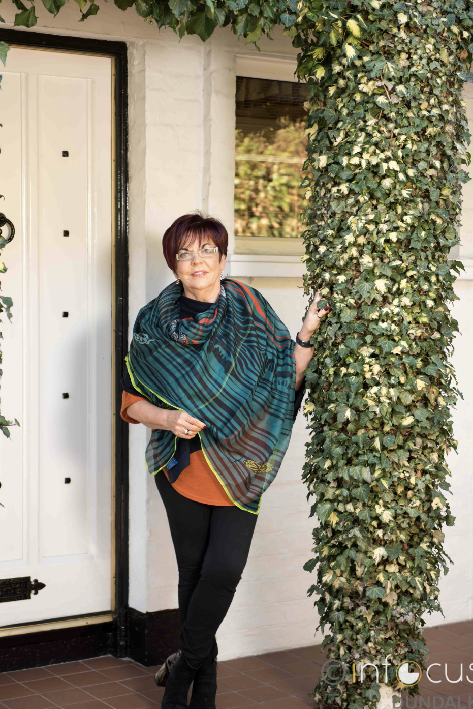 100% silk scarf