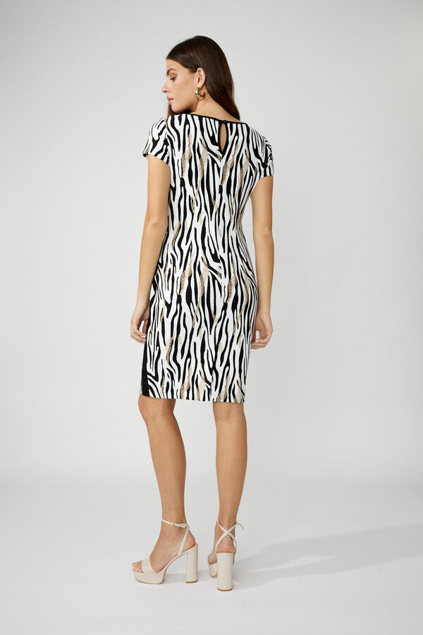 FRANK LYMAN Animal Print Bodycon Dress Style 256417
