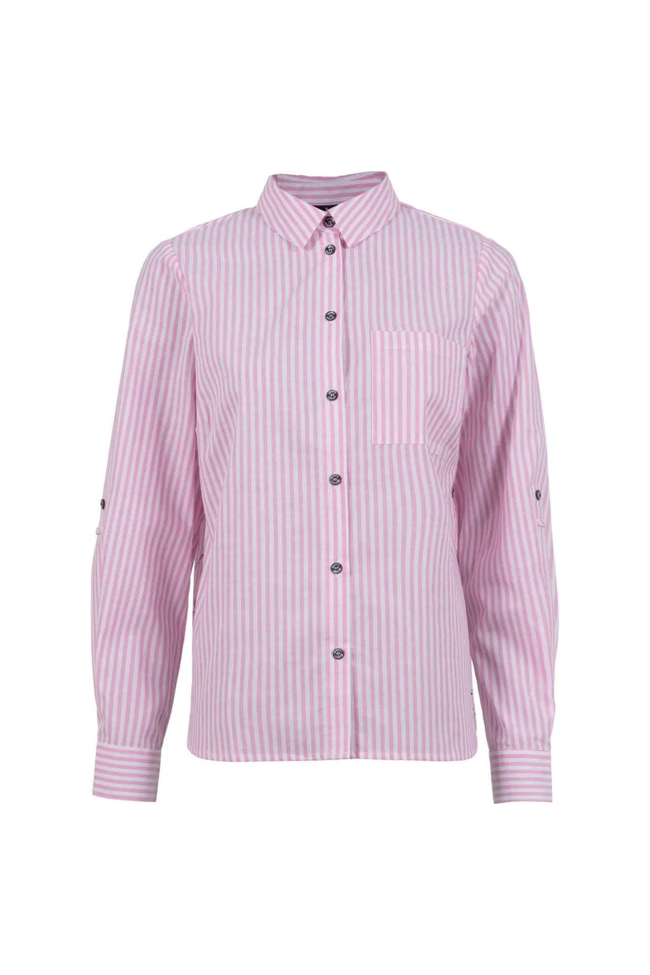 Squesto Pink Stripe shirt