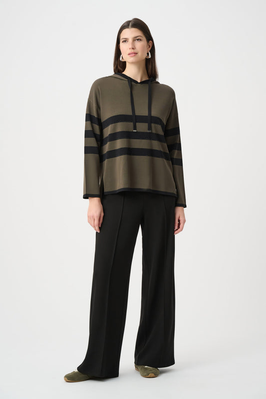 JOSEPH RIBKOFF Scuba Jersey Wide Leg Pull-On Pants 263612