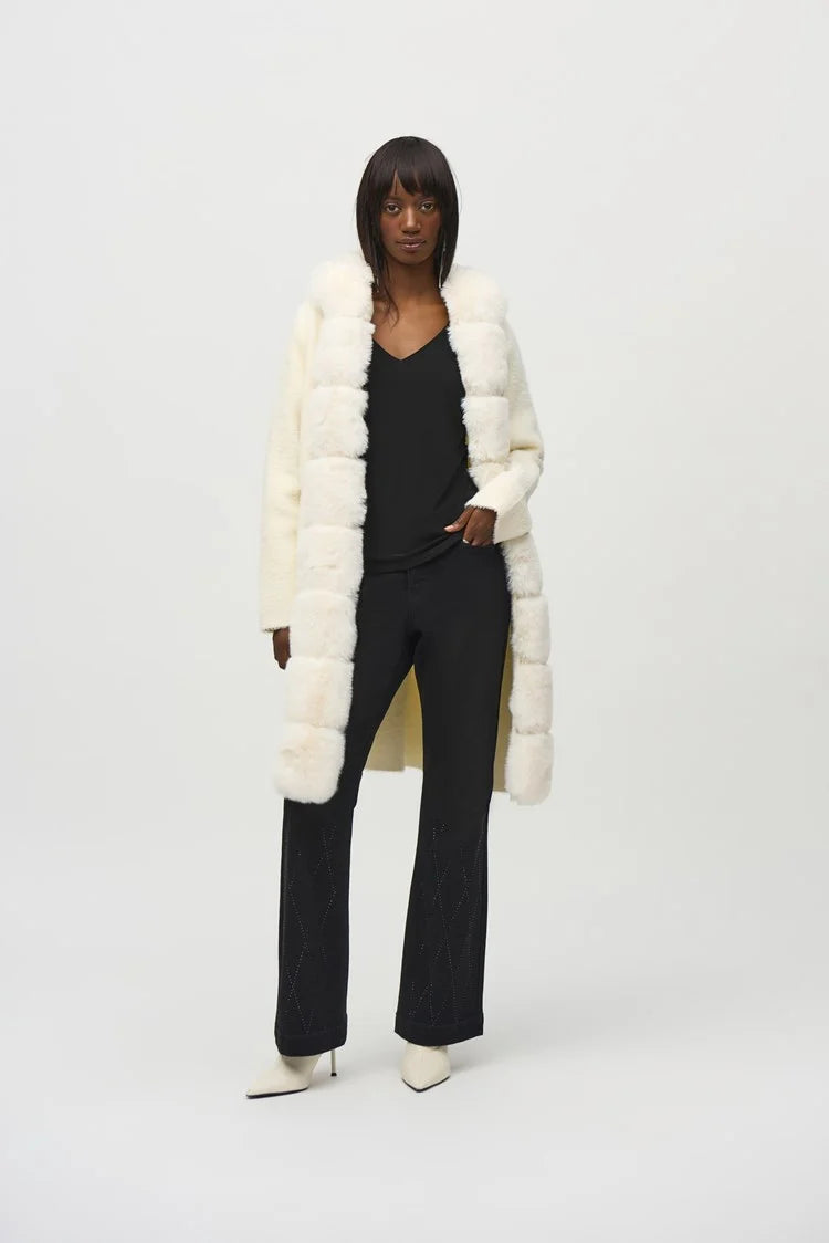 244929 Joseph Ribkoff vanilla coat