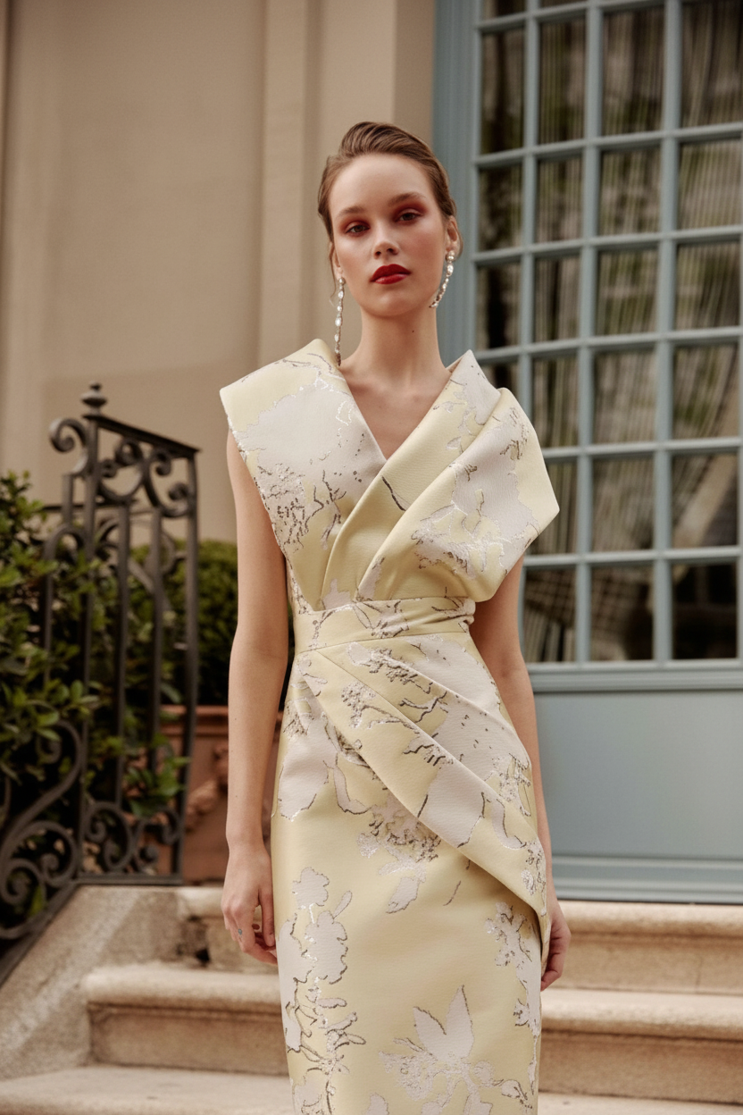 SALE- Gabriela 7477 dress in Verde