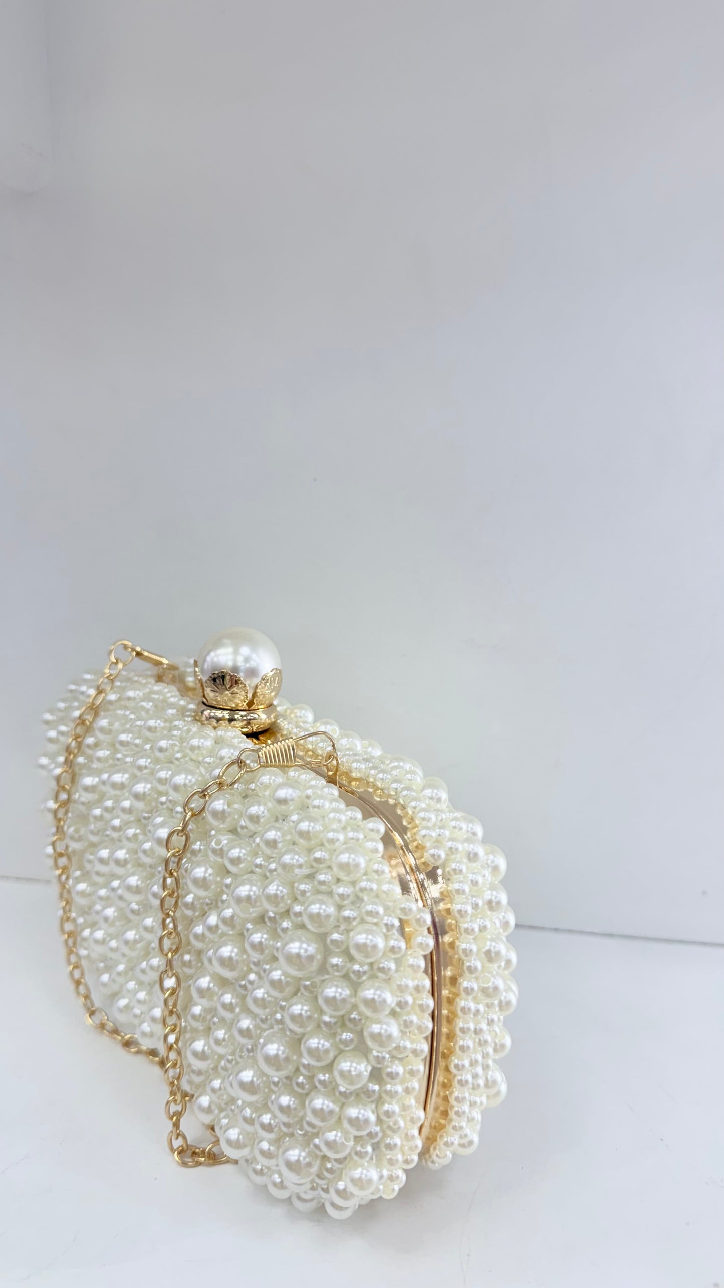 Pearl bag ivory