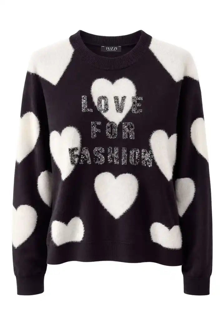 Tuzzi Love for Fashion Heart Knit