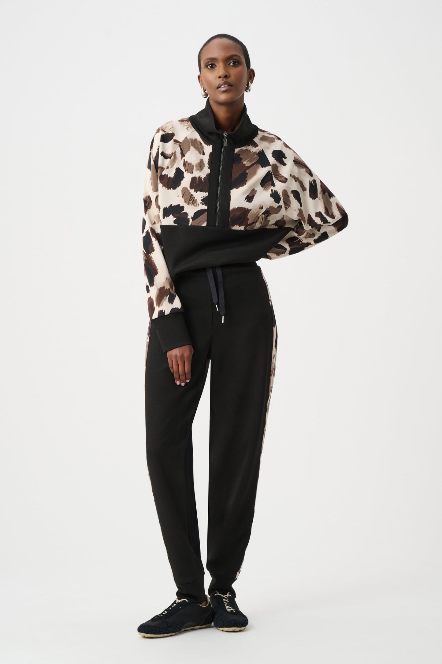 Scuba Jersey Animal trimmed Jogger Pants
263608
