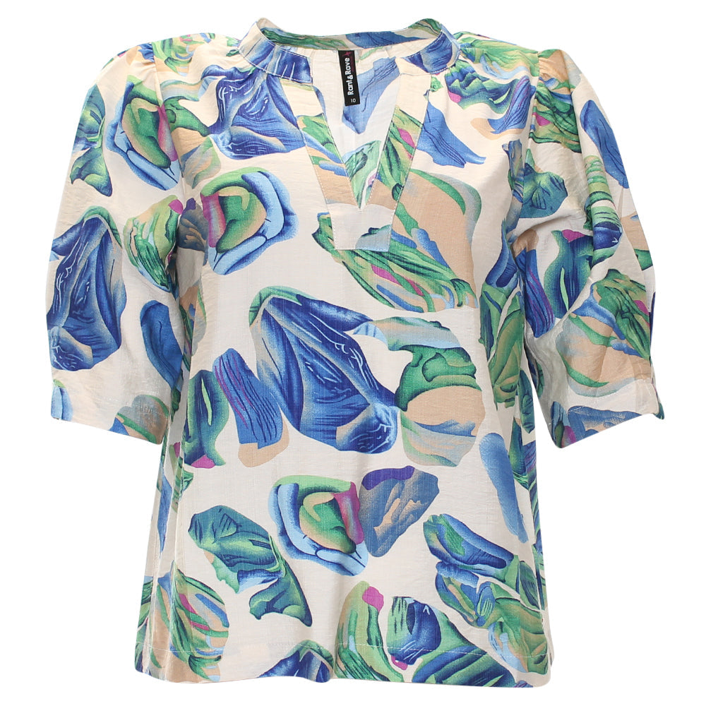 Rant and Rave East Top Blue