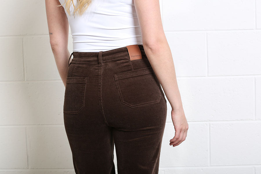 Rant & Rave Bridget Cord Wide Leg Mocha