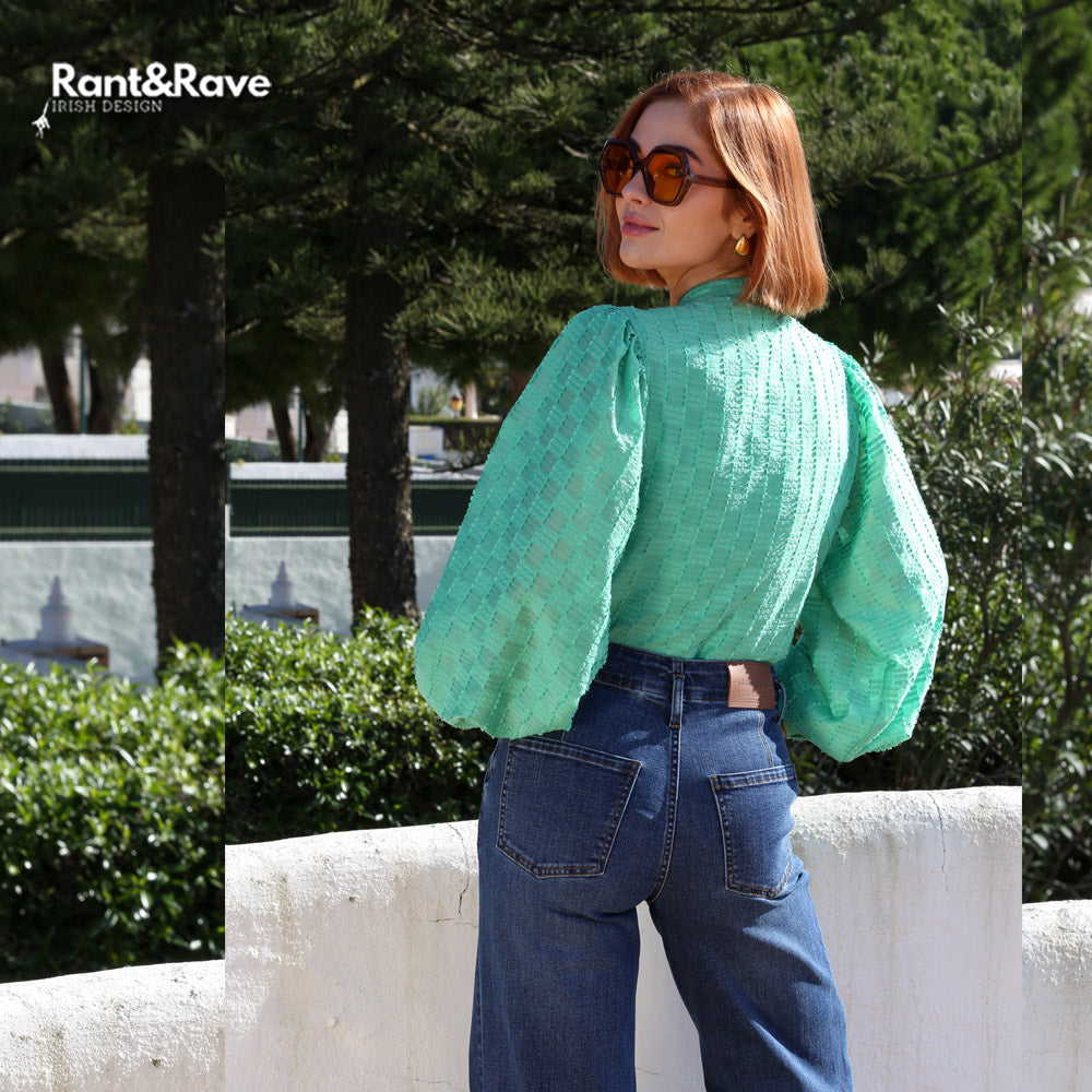 Zuri Blouse Green