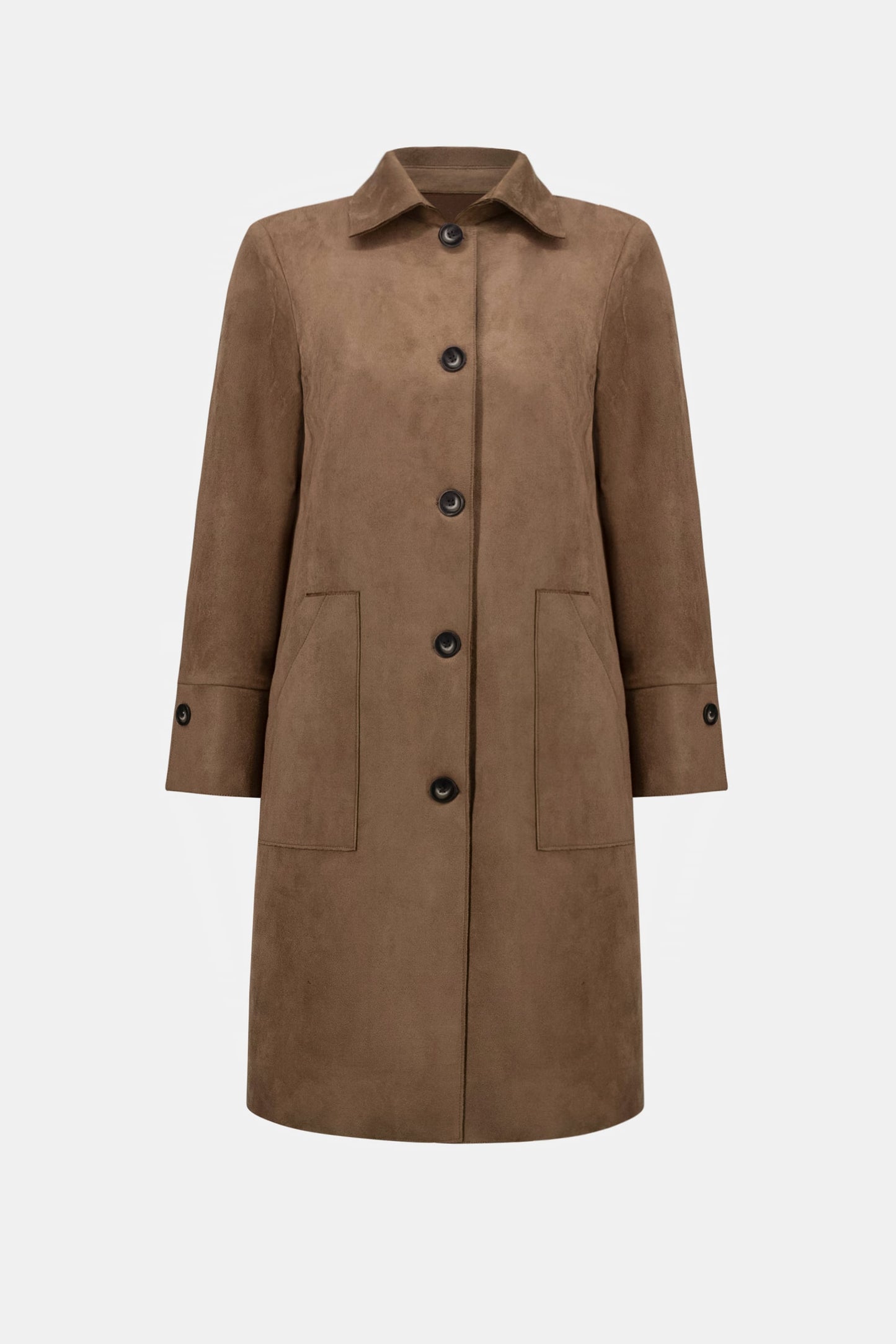 Scuba Suede Straight Coat
263146