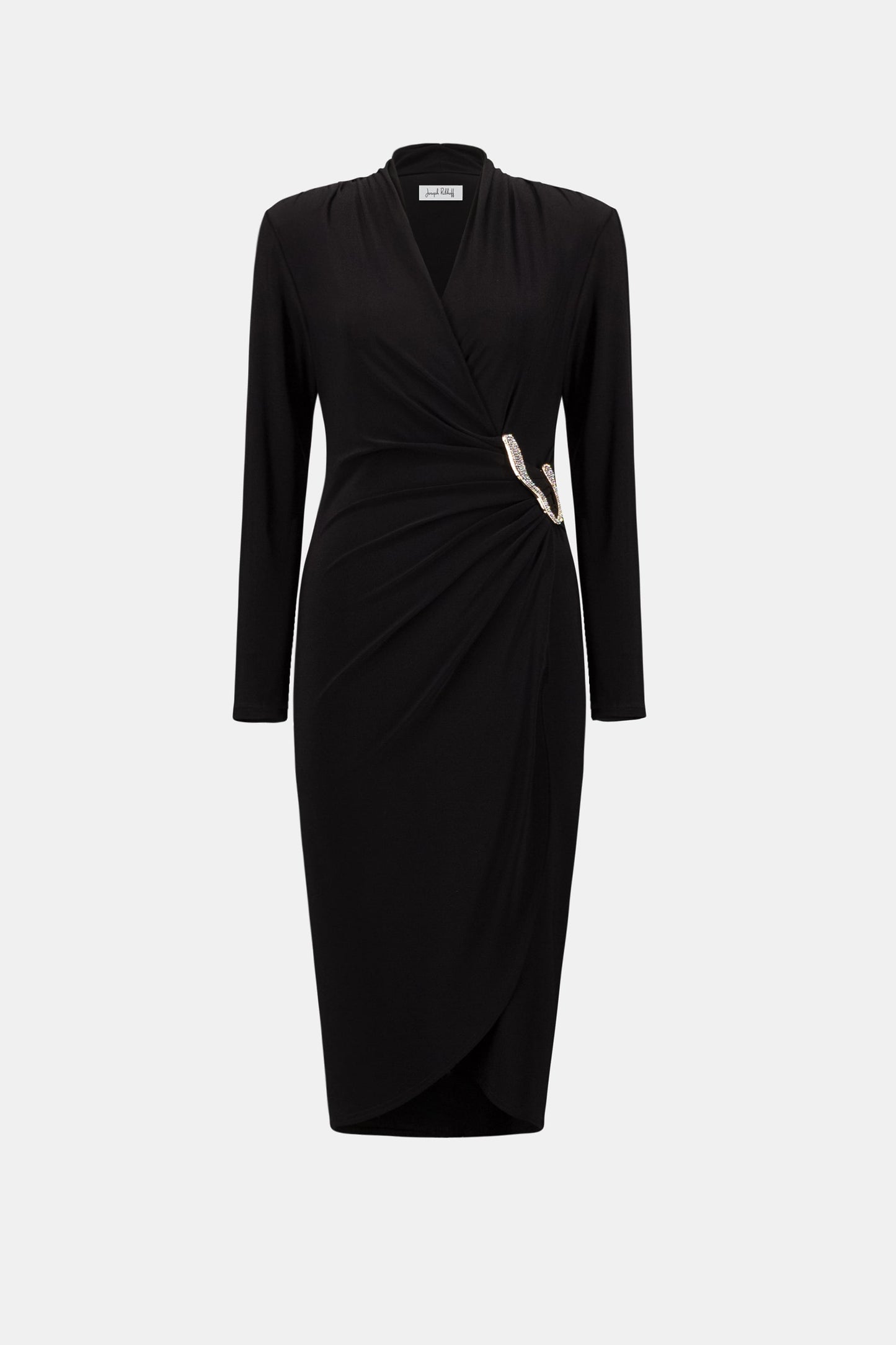 Signature | Silky Knit Sheath Wrap Dress
263709