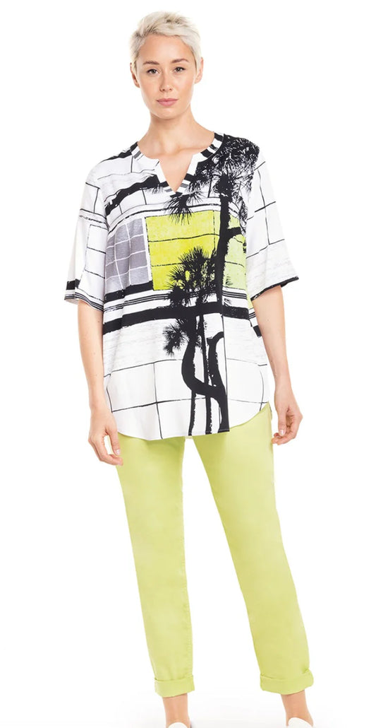 Doris Stretch Blouse – Lime Print

Product Code: 241133
