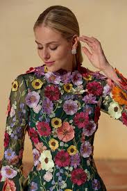 SALE- Veni Infantino 3D floral lace dress