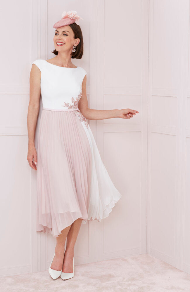 John Charles blush/ivory