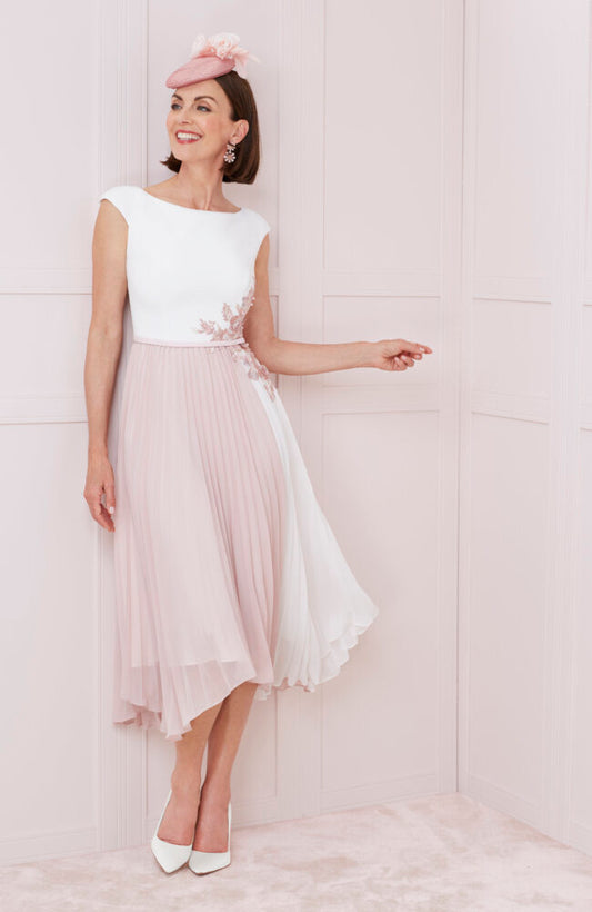 John Charles blush/ivory