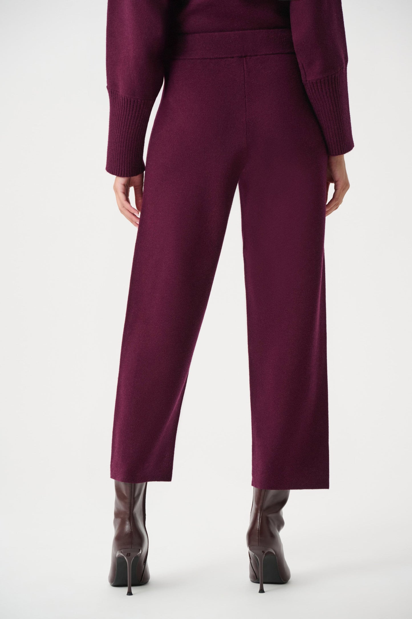 JOSEPH RIBKOFF Brushed Viscose And Nylon Knit Pull-On Pants 263934