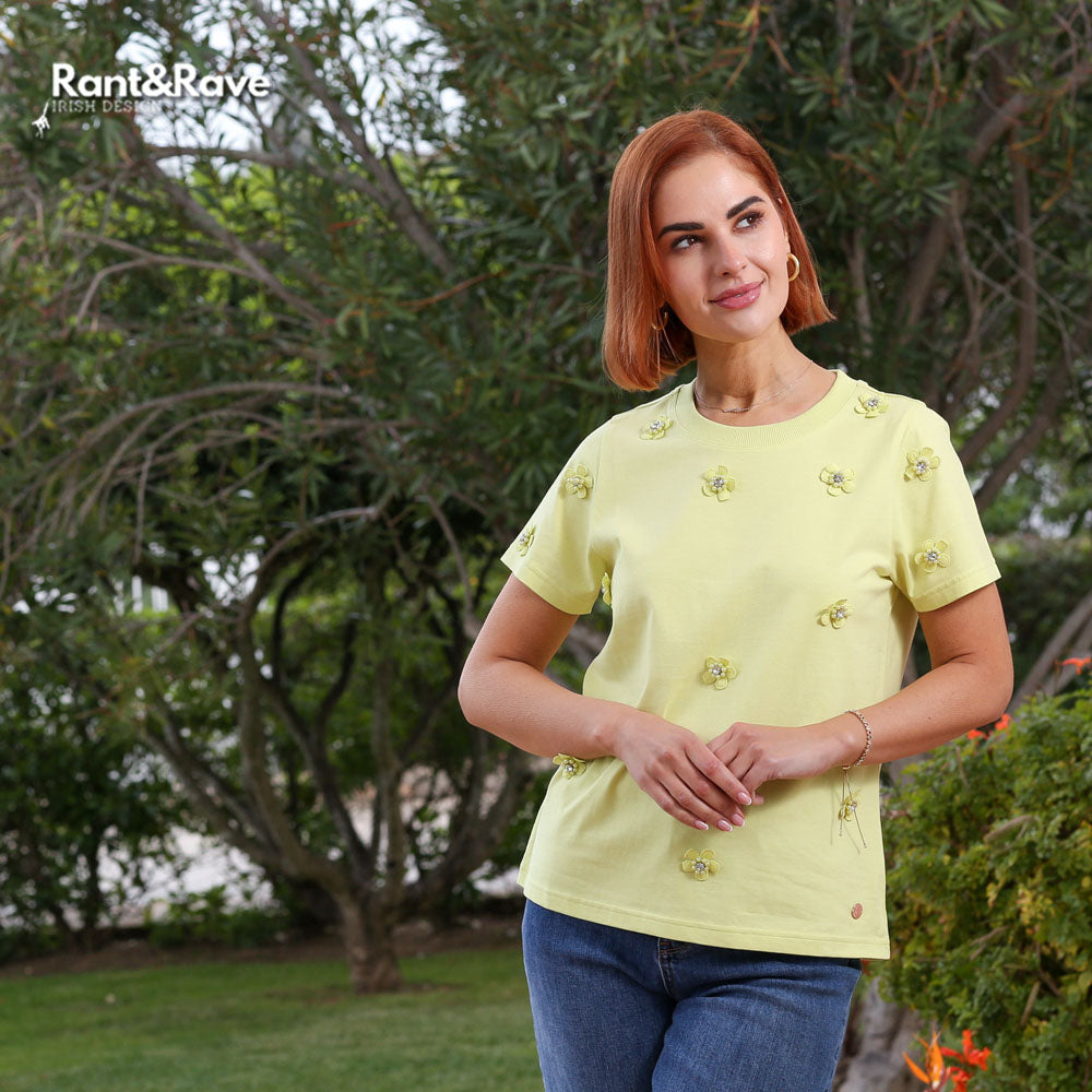 Ella tee lime