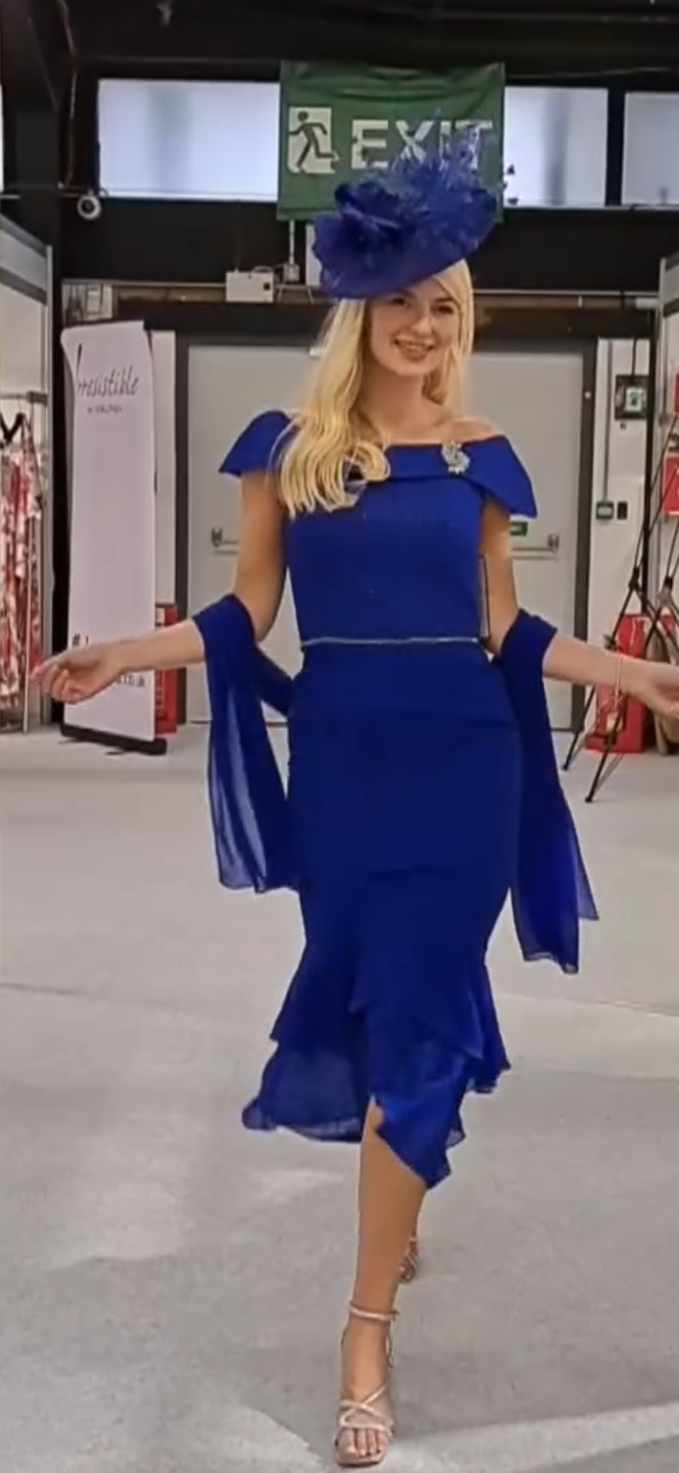 Veromia Occasions 0977 Royal Blue Dress
