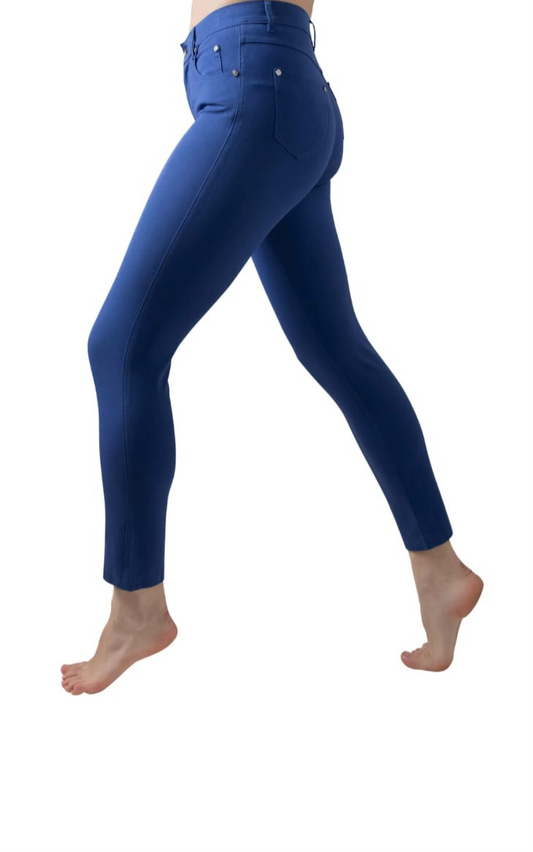 Marble blue jeans