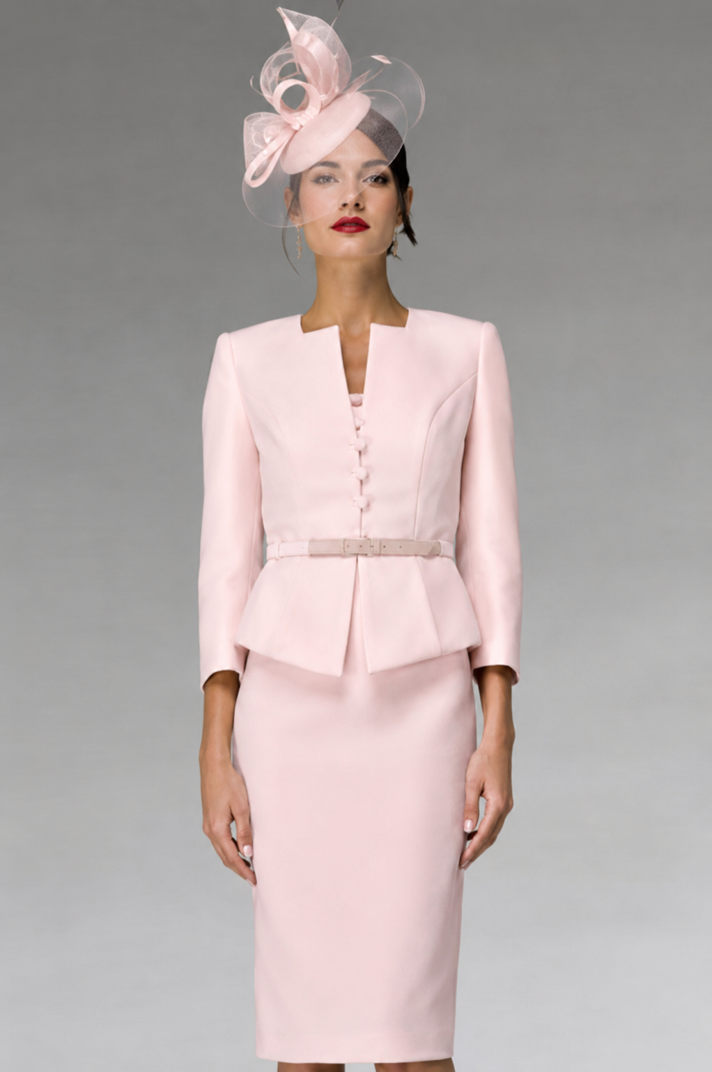 Product Title: Gabriella Sanchez Blush Dress & Jacket Set