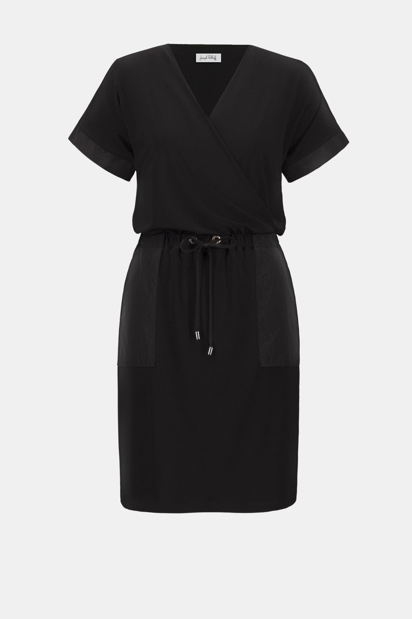 JOSEPH RIBKOFF Silky Knit And Memory Straight Wrap Dress 262630