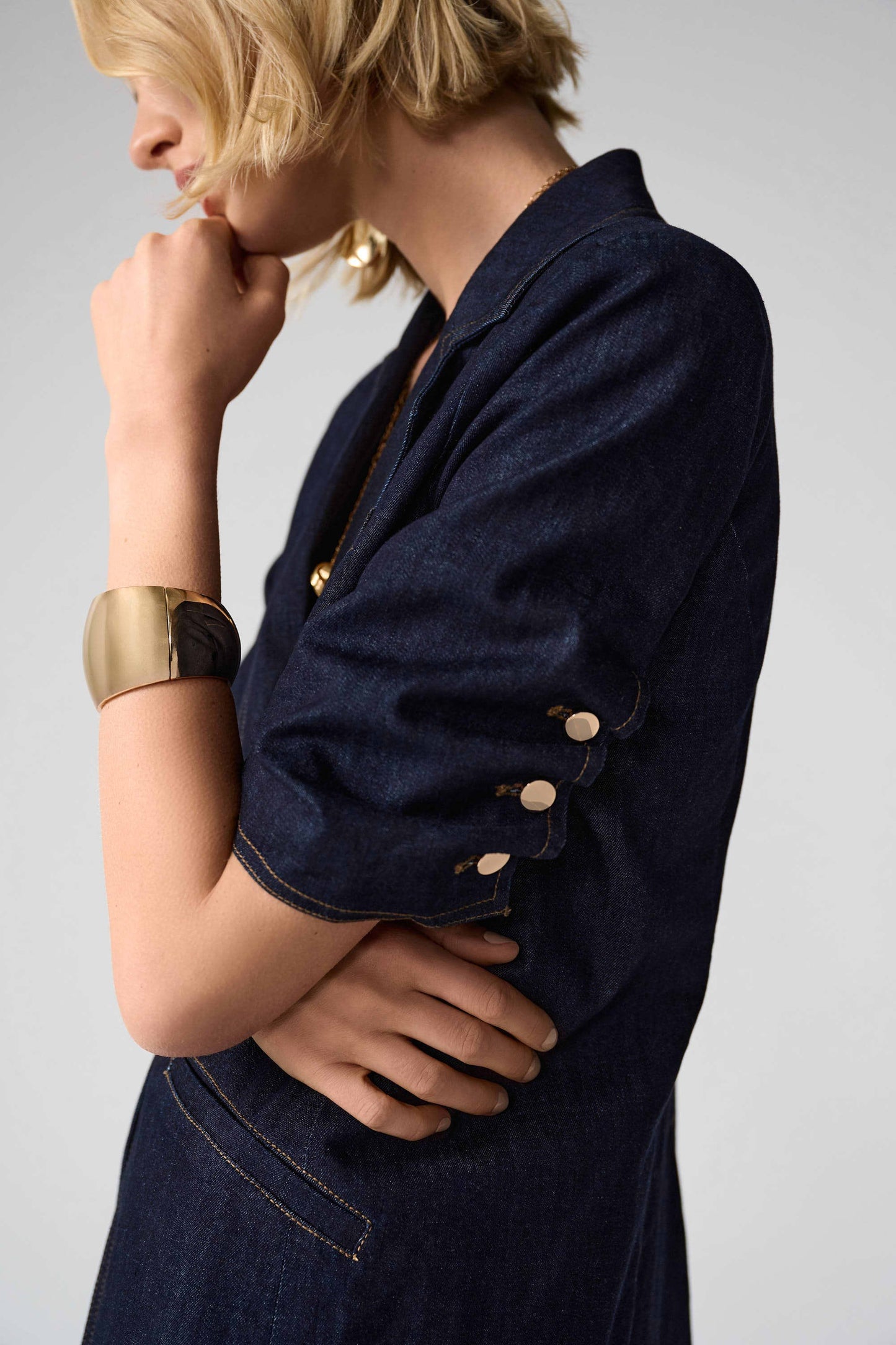 Denim Fitted Blazer
261968 Joseph Ribkoff