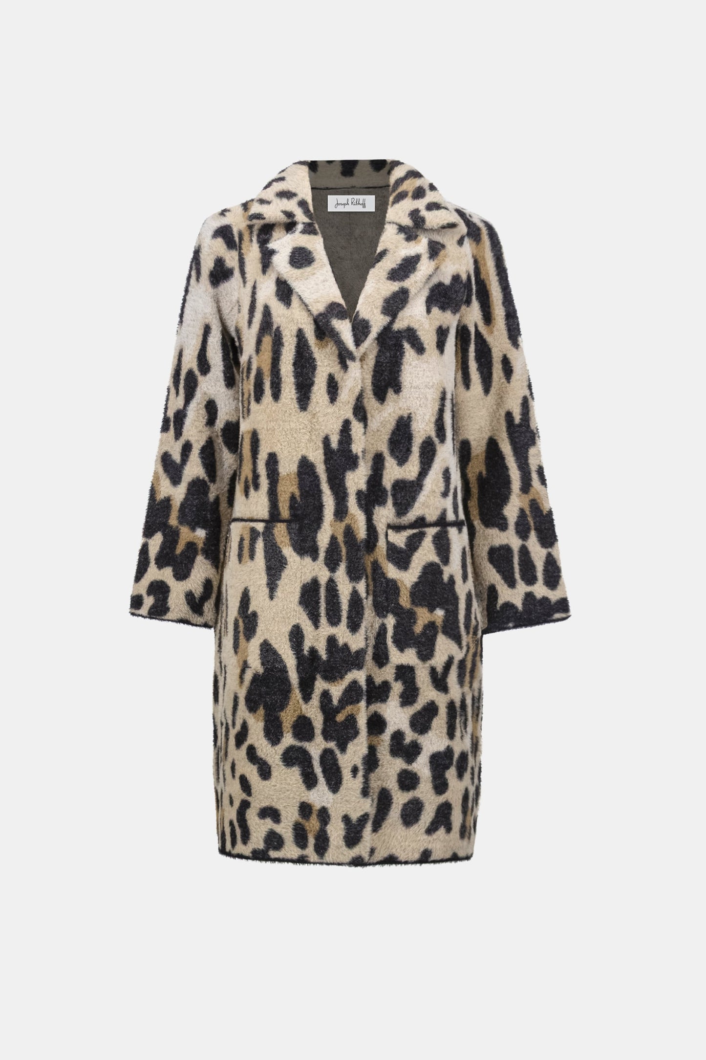 Feather Yarn Leopard Print Coat
263956