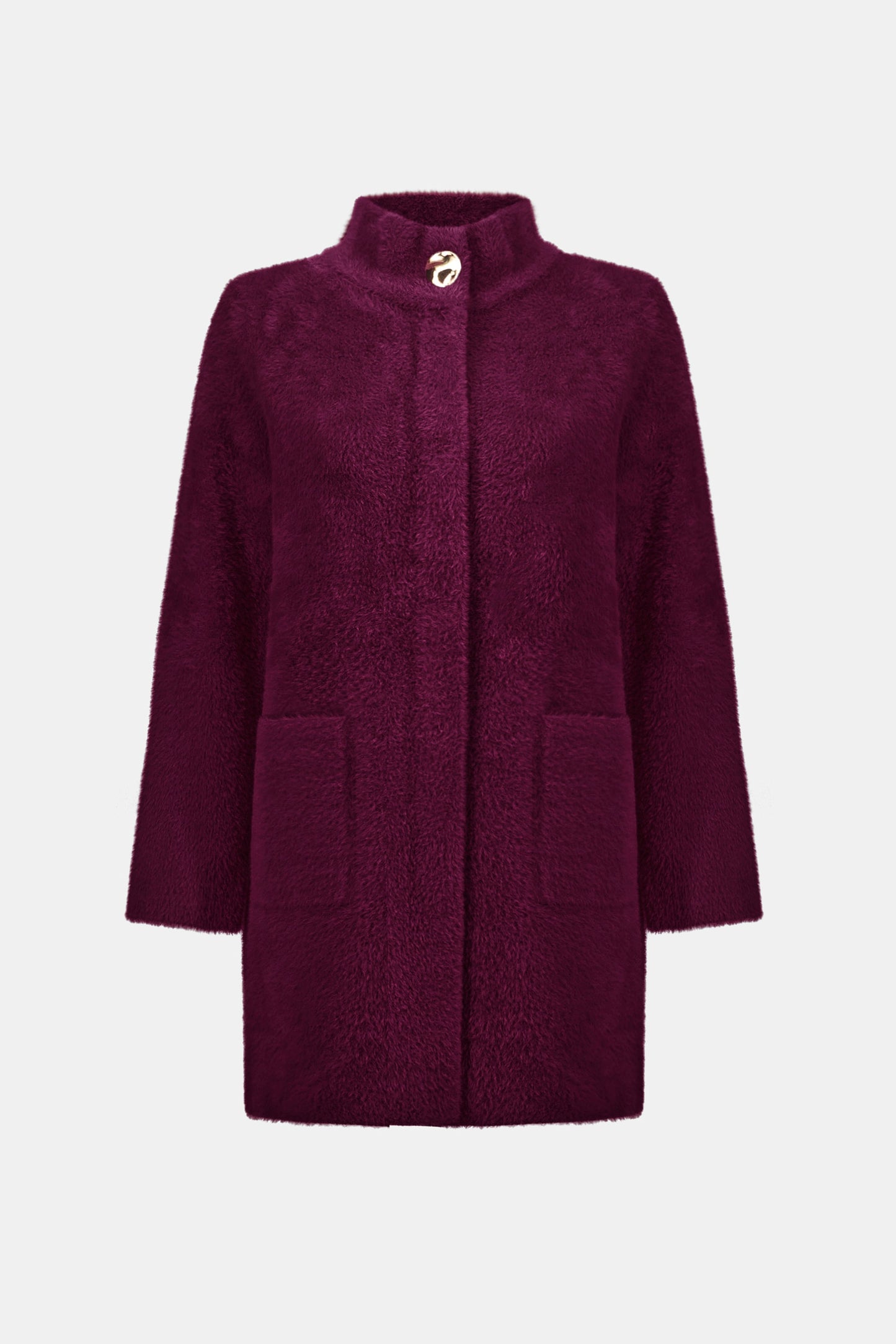 Feather Yarn Mock-Neck Coat
263955