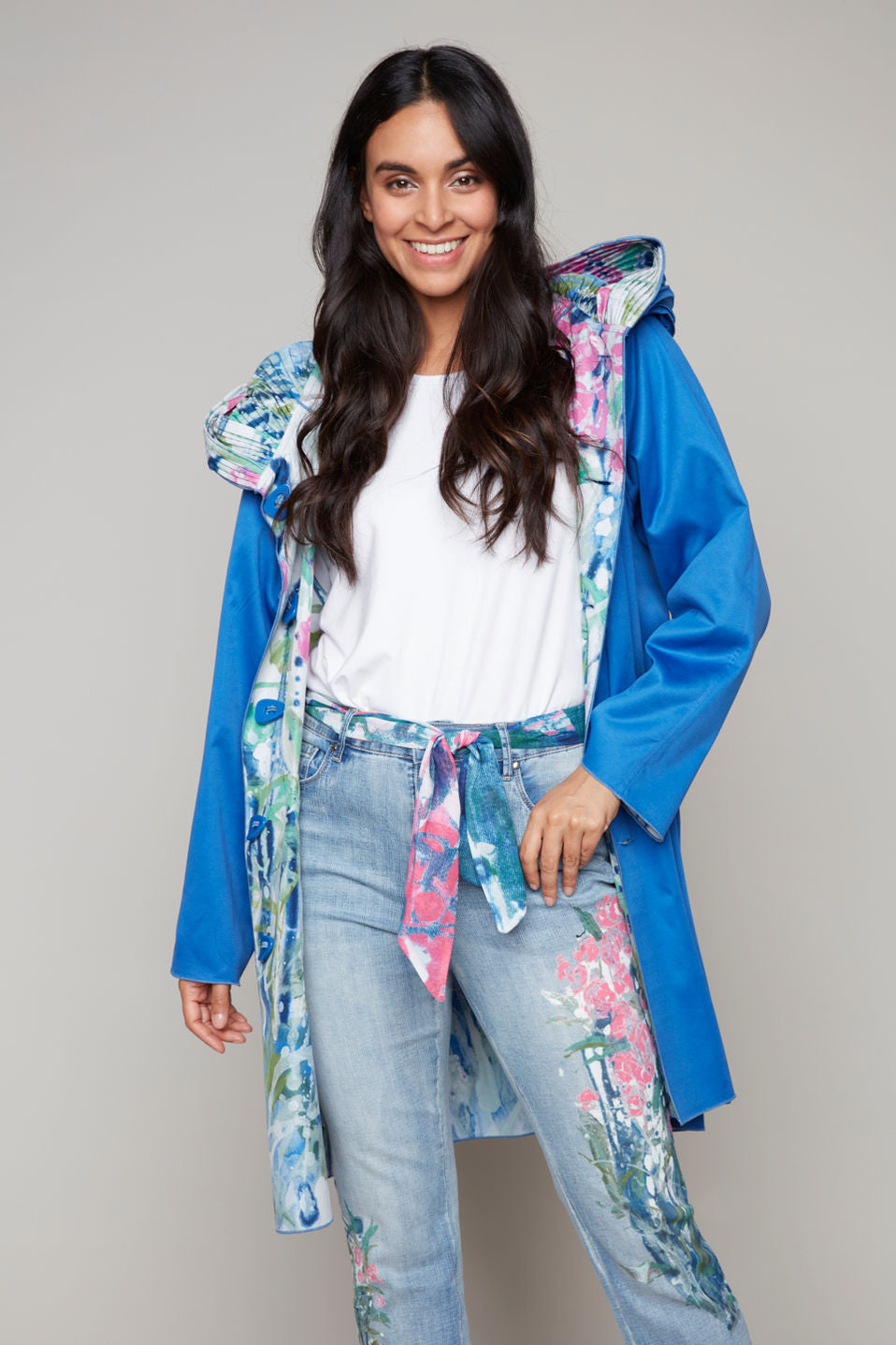 Claire Desjar Reversible print coat