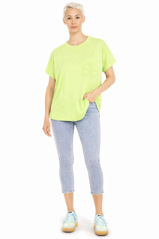 Doris Streich 322112 Lime Pocket Top