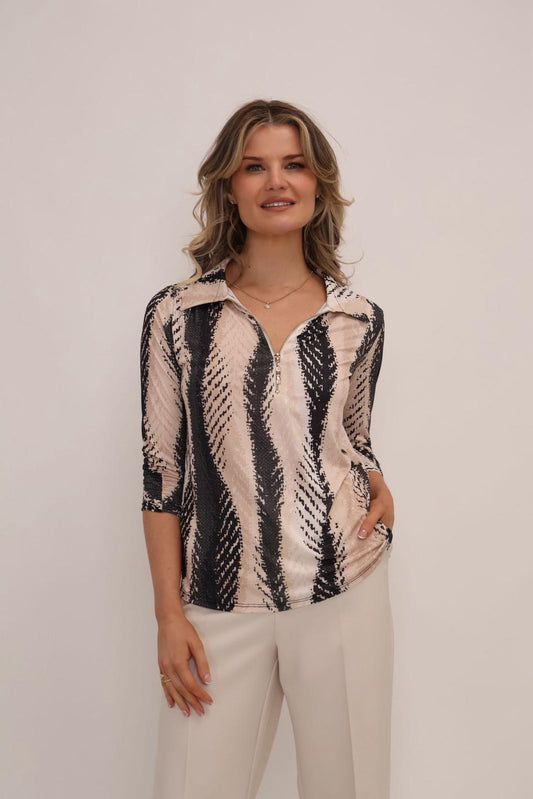 Kate & Pippa zip top