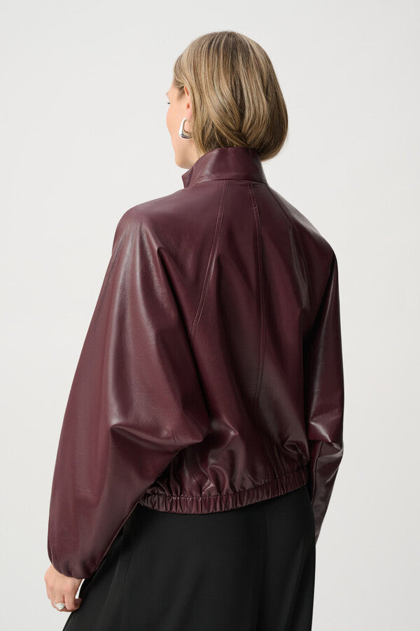 JOSEPH RIBKOFF Mock-neck Bomber Jacket Style 263971