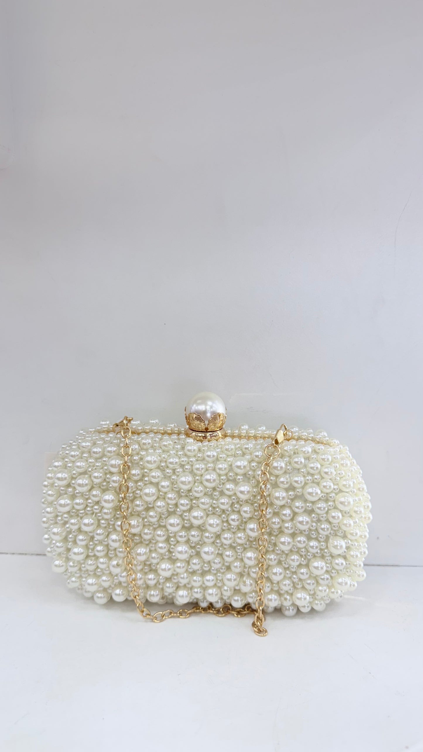 Pearl bag ivory