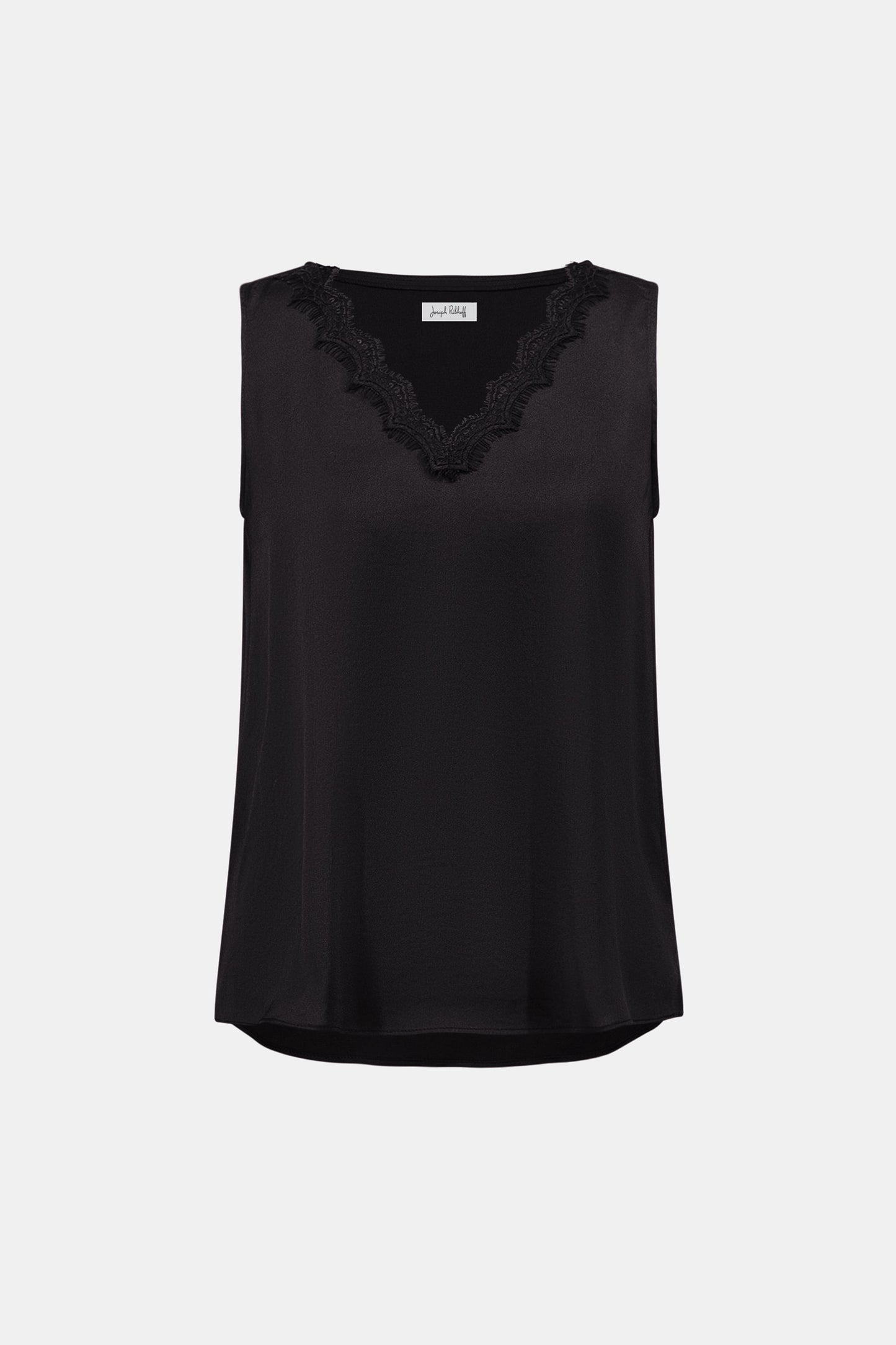 Recycled Satin Sleeveless V-Neck Top
263235