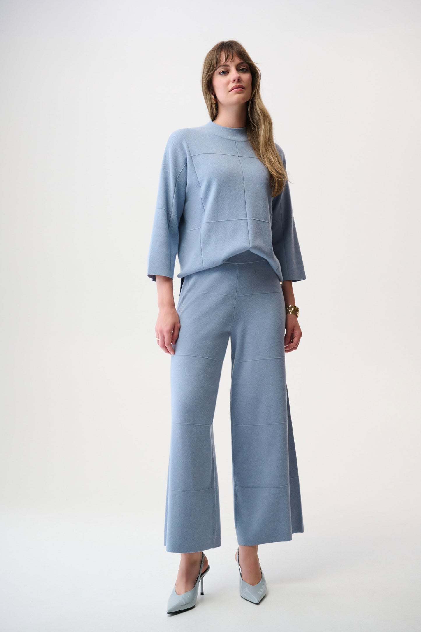 JOSEPH RIBKOFF 261982 Brushed Viscose Culotte Pants