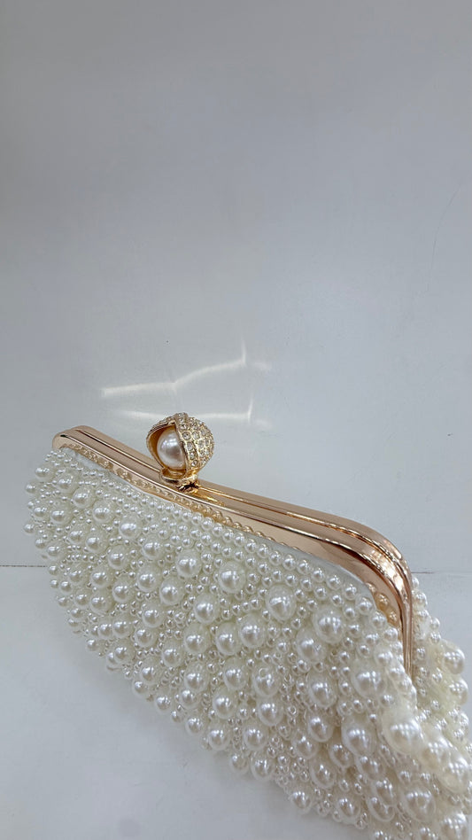 Ivory Pearl Occasion Bag